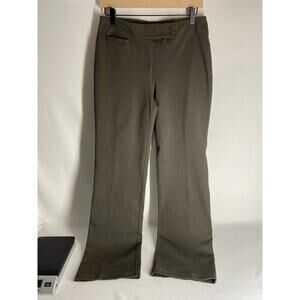 Eileen Fisher Olive Green Career Pants Slacks Dress Pant w Pockets Size XS Women